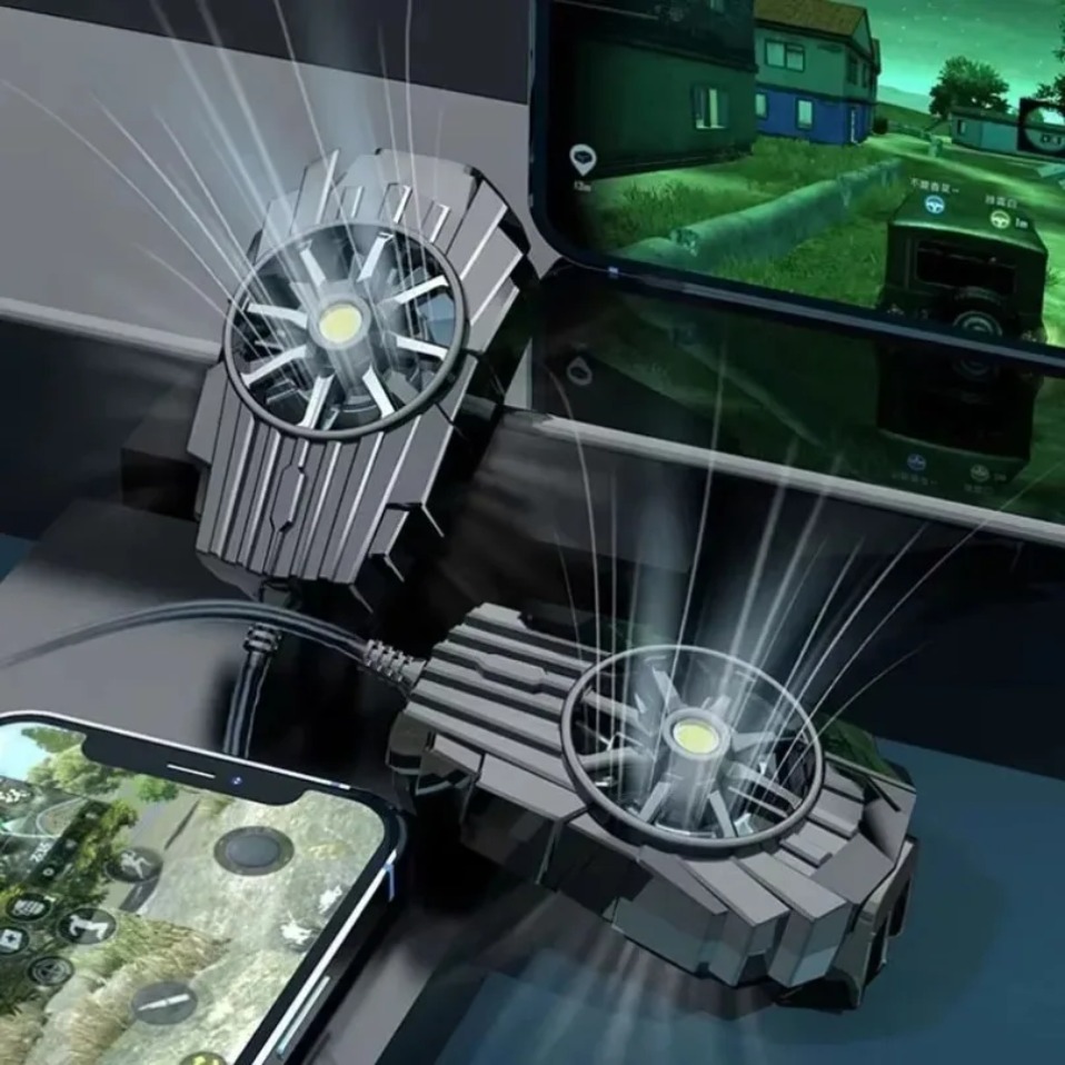 Android Tablet Gaming Accessories - Portable Back Clip Cooling Mini Air-cooled