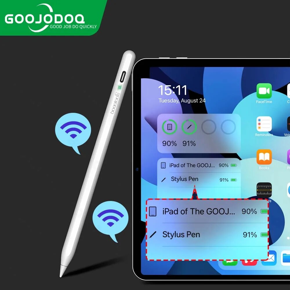Bluetooth Trackpad - For iPad Pencil Apple Pen Stylus