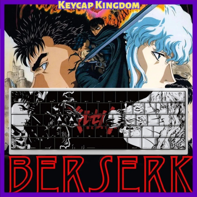 Tablet Accessories Keyboard - BERSERK Theme Anime Keycap 98 Key