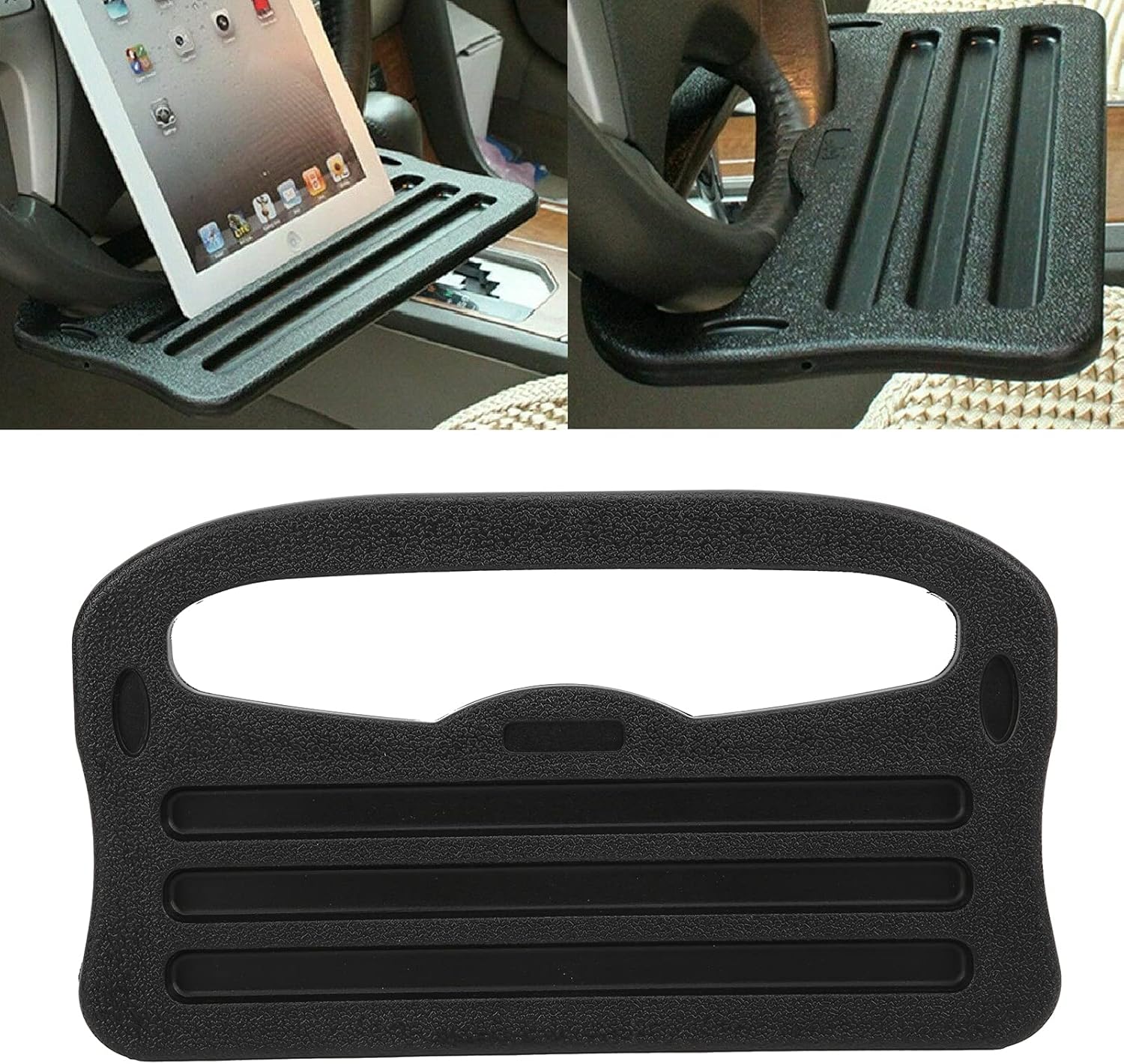 Tablet Accessories For Car - 2in1 Car Steering Wheel Tray Auto
