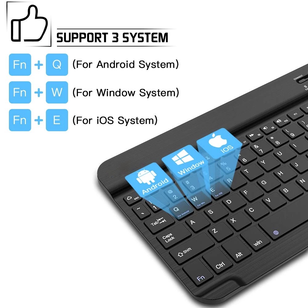 Universal Wireless Keyboard fo - Tablet Accessories Keyboard recension och pris