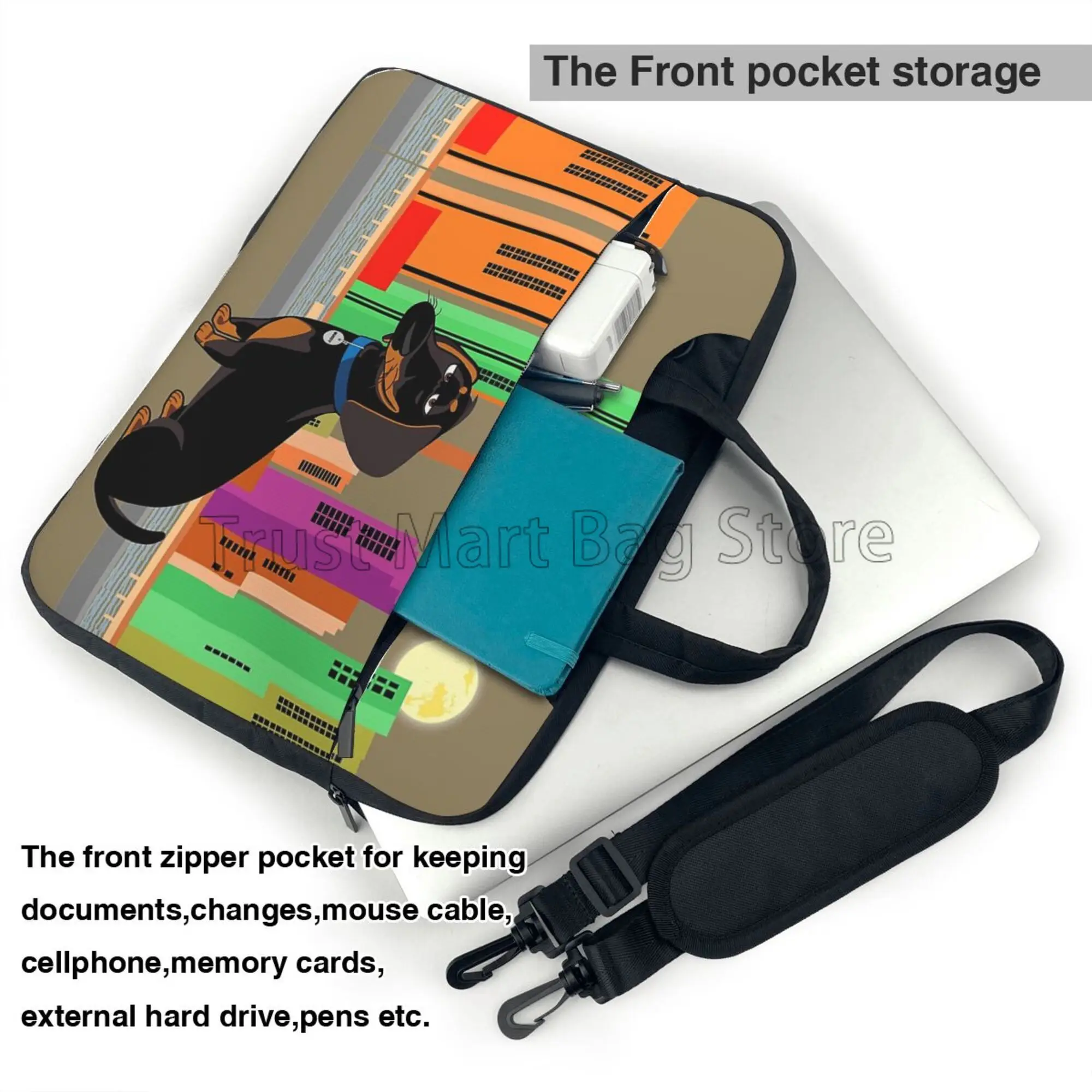 Cute Dachshund Print Laptop Ca - Boox Tablet Accessories recension och pris