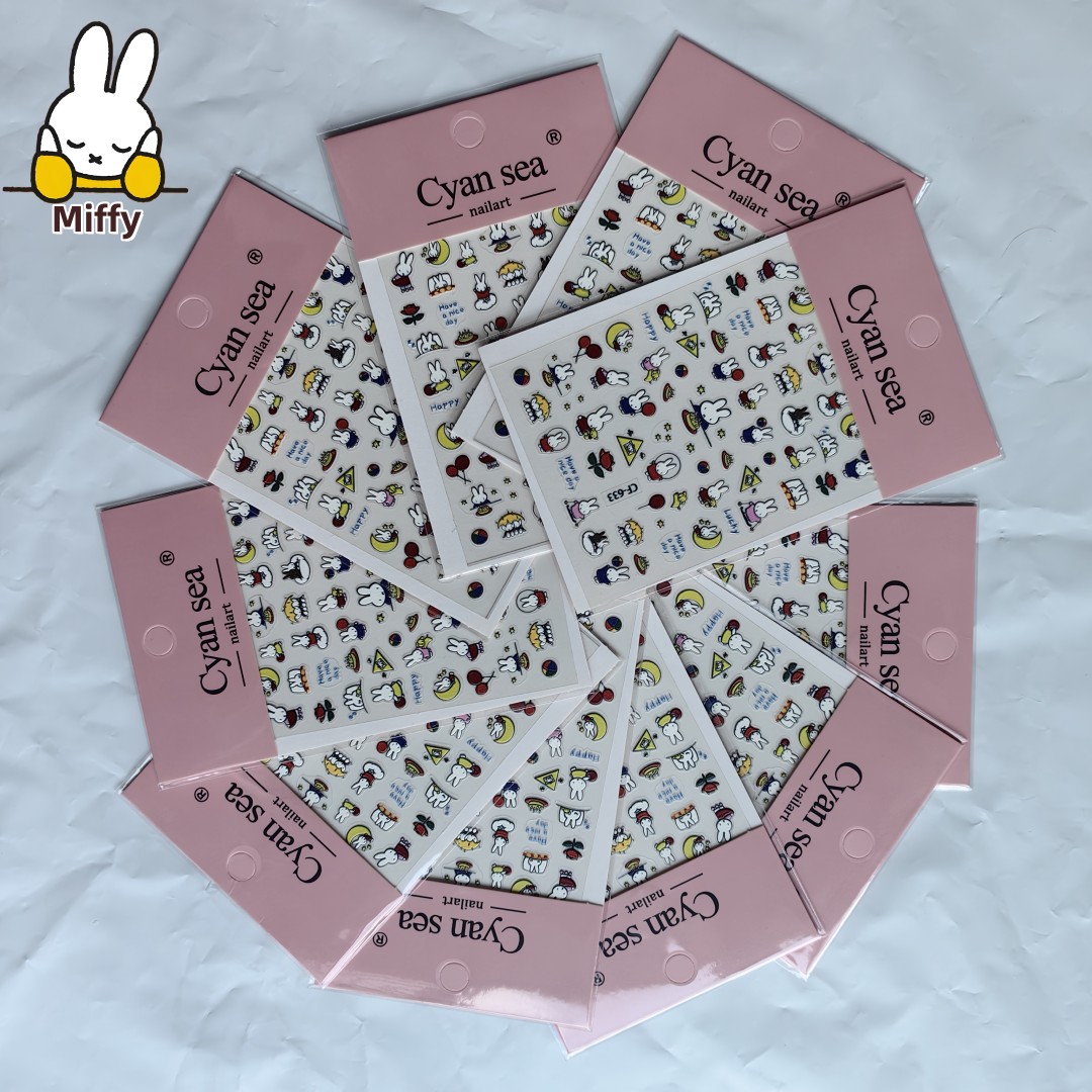 Kawaii Miffy Rabbit Stickers C - Fire Tablet Accessories recension och pris