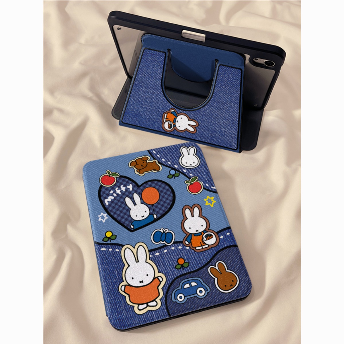 Kawaii Miffy Rabbit Tablet Cas - Fire Tablet Accessories recension och pris