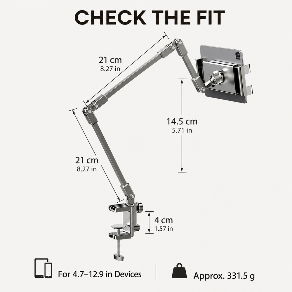 Adjustable Bed Phone Holder St - Cheap Tablet Accessories recension och pris