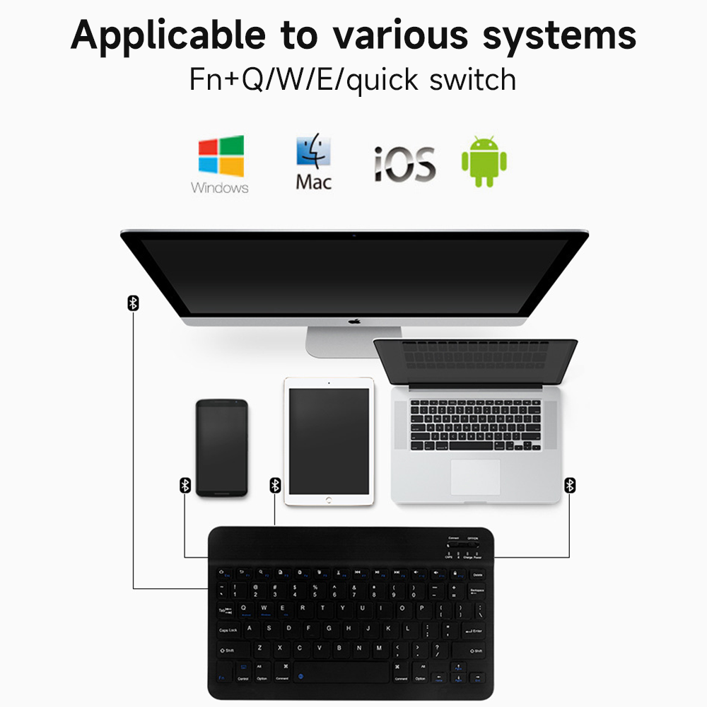 Bluetooth Keyboard for IOS And - Tablet Accessories Keyboard recension och pris