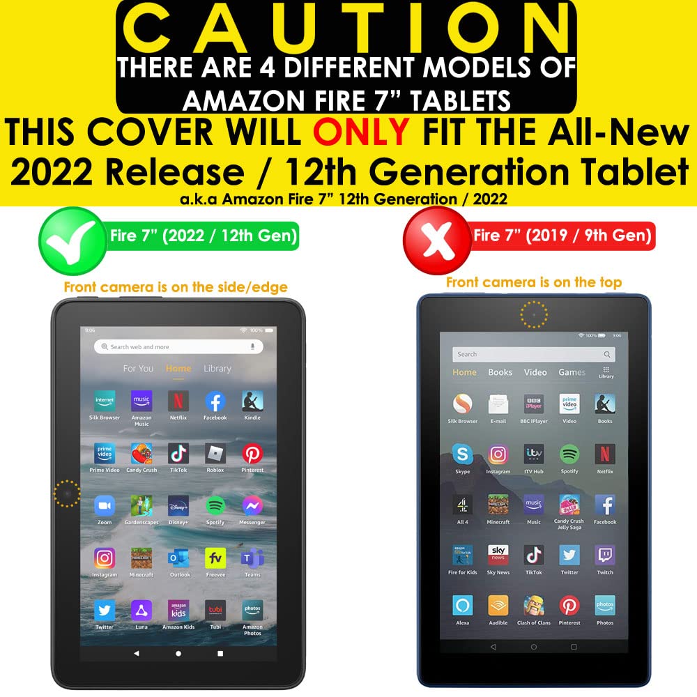 Crystal Case for Amazon Fire 7 - Tablet Accessories Amazon recension och pris