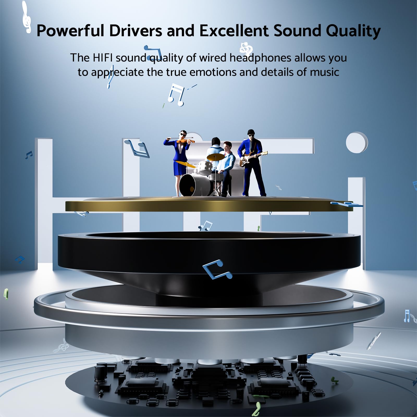 HiFi Surround Headphones Bass  - Tablet Accessories For Gaming recension och pris