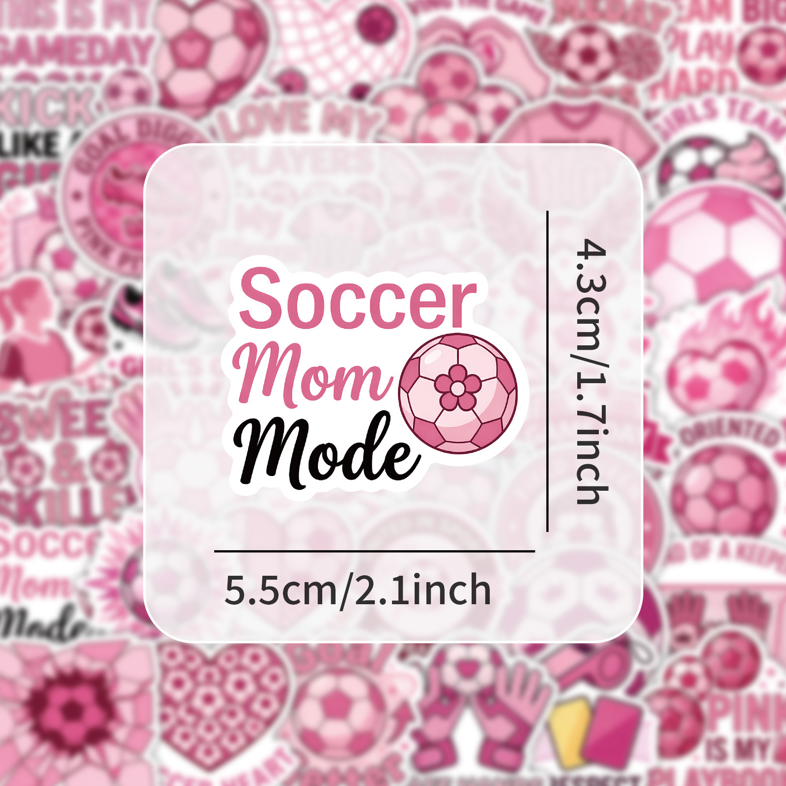 50-Pack Pink Football Themed D - Boox Tablet Accessories recension och pris