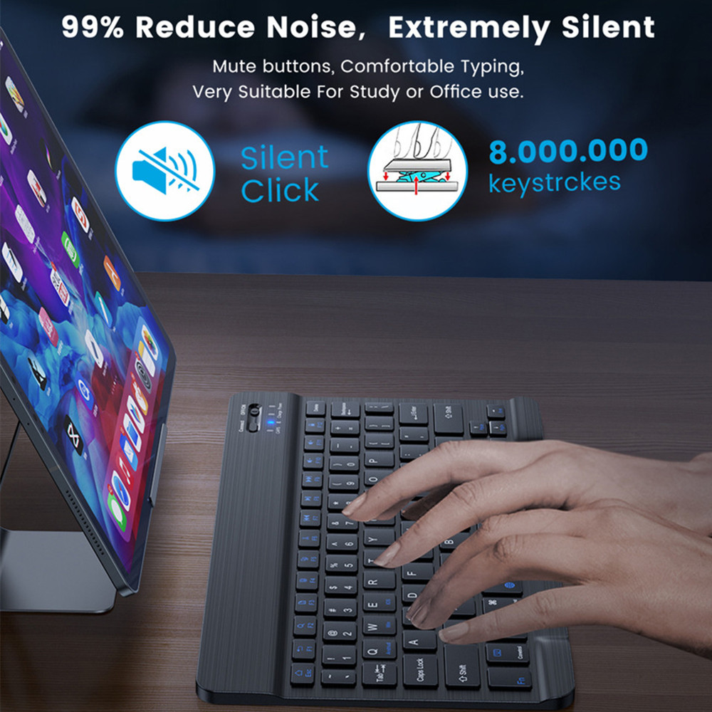 10 lnch  Wireless  Bluetooth M - Tablet Accessories Keyboard recension och pris