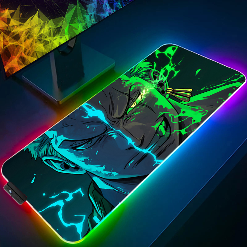 ONE PIECE Zoro Mouse Pad RGB G - Tablet Accessories Keyboard recension och pris