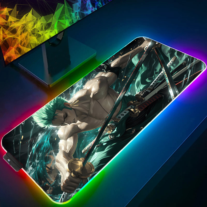 ONE PIECE Zoro Mouse Pad RGB G - Tablet Accessories Keyboard recension och pris