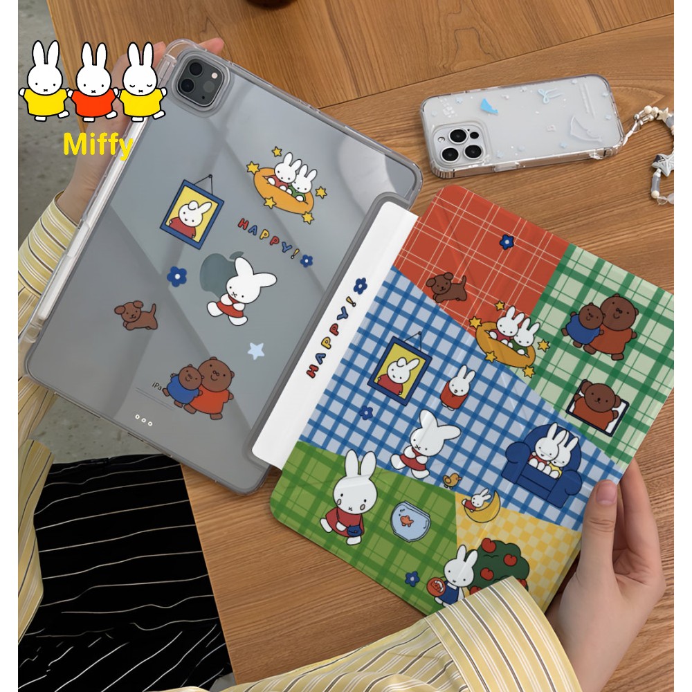 Kawaii Miffy Rabbit Tablet Cas - Fire Tablet Accessories recension och pris