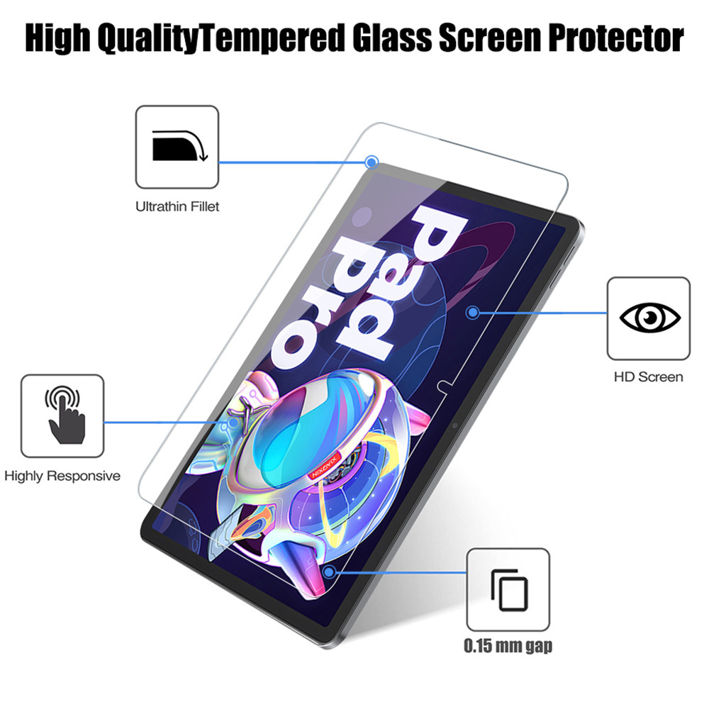 2PCS Tempered Glass Screen Pro - Lenovo Tablet M10 Accessories recension och pris