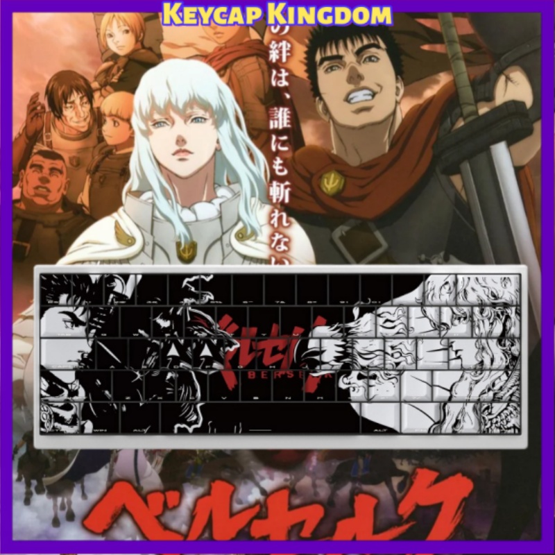 BERSERK Theme Anime Keycap 98  - Tablet Accessories Keyboard recension och pris