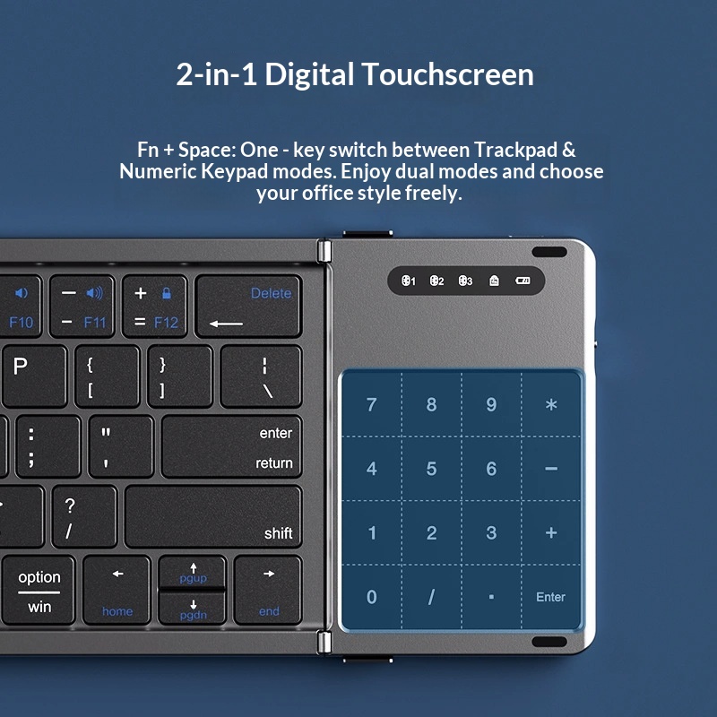 Mengzu Tri Fold Wireless Bluet - Bluetooth Trackpad recension och pris
