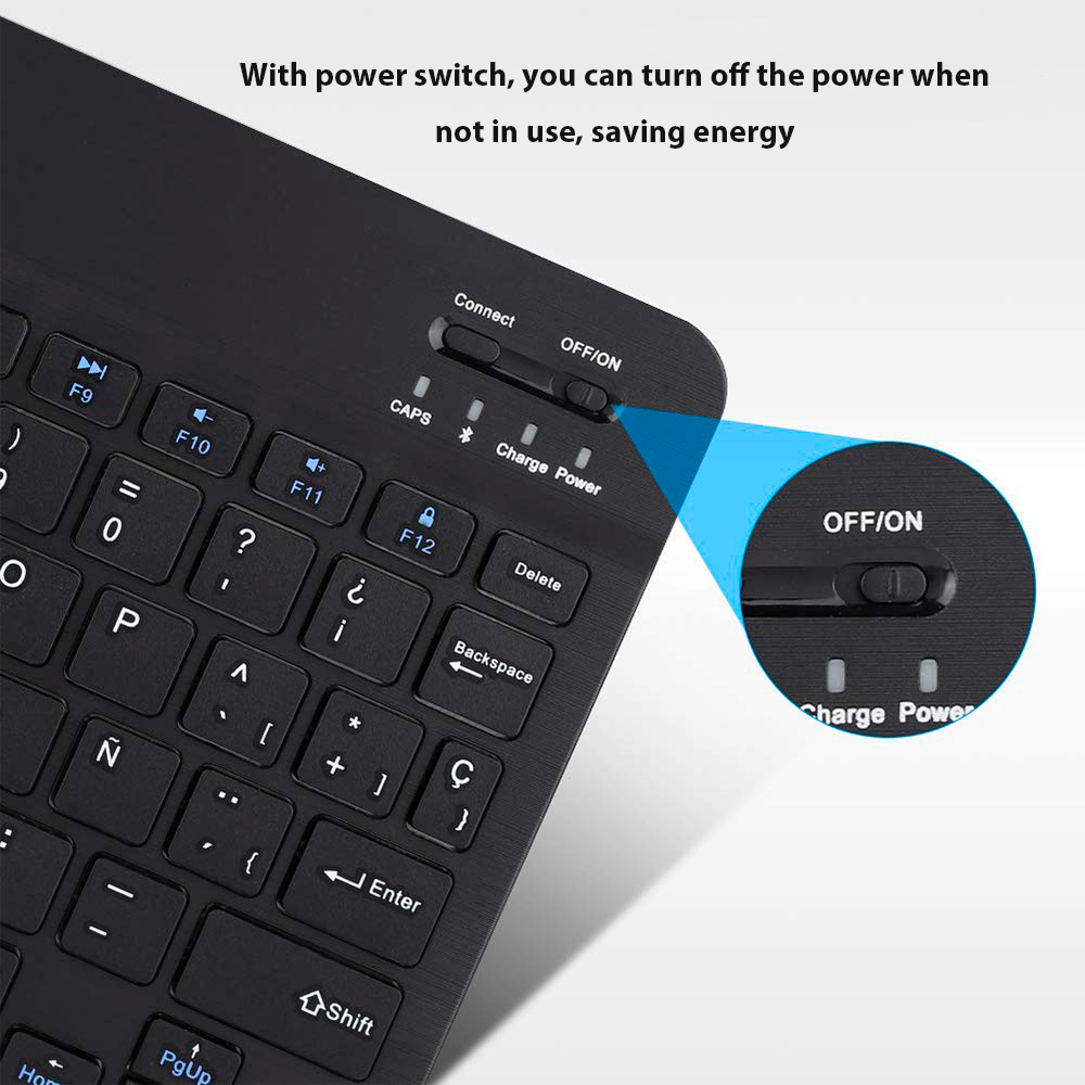 Bluetooth Wireless Keyboard Fo - Tablet Accessories Keyboard recension och pris