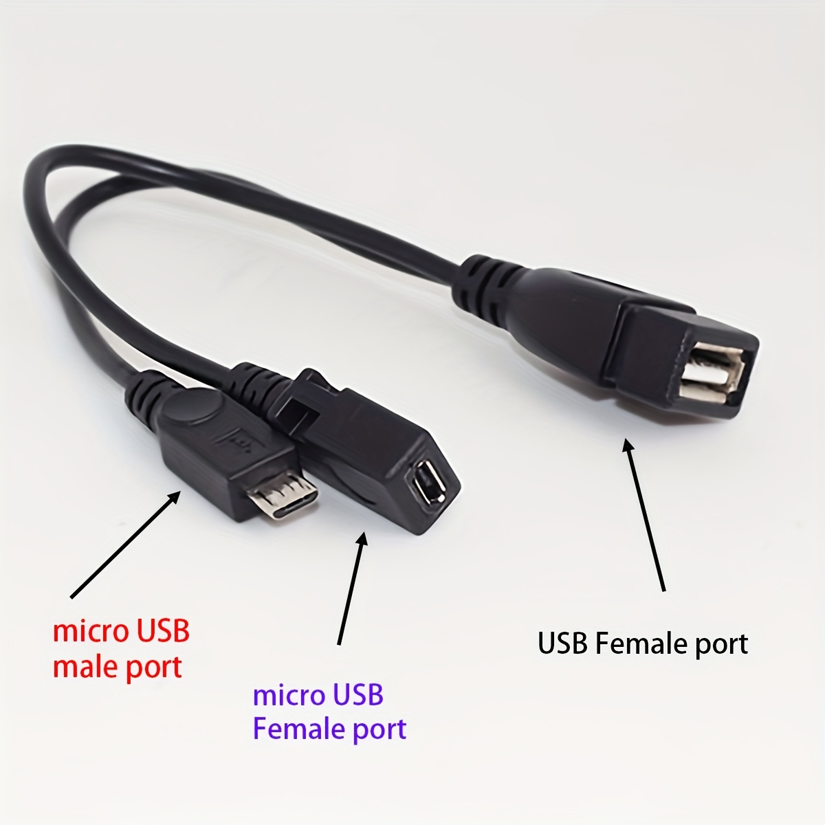 2-in-1 OTG USB to Micro USB Sp - Fire Tablet Accessories recension och pris