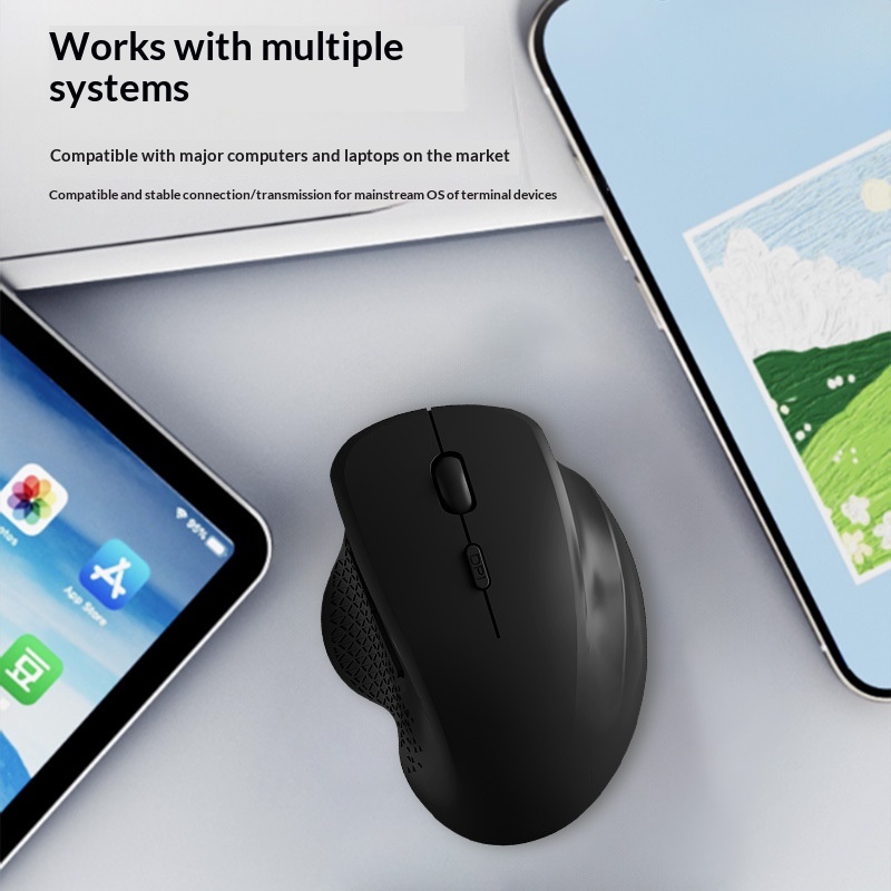 Gray Wireless Bluetooth Mouse  - Officeworks Tablet Accessories recension och pris