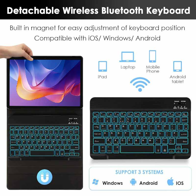 Keyboard Case for OPPO Pad SE  - Oppo Tablet Accessories recension och pris