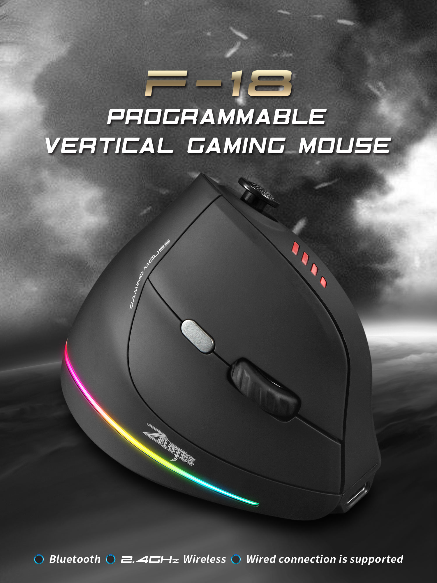 Jomaa RGB Backlit Wireless Ver - Tablet Accessories For Gaming recension och pris